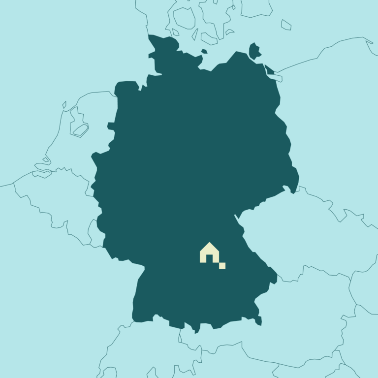 Europakarte zu Fulfillment Dienst in Deutschland