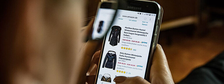 Amazon Peak Season Event Shopping mobile