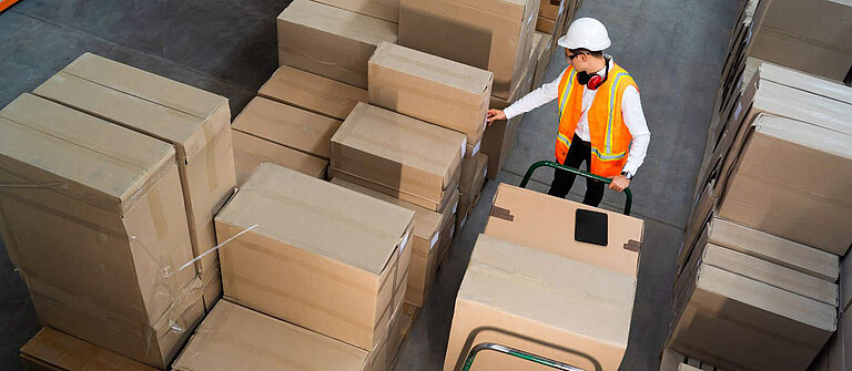 Logistik outsourcen im Lager